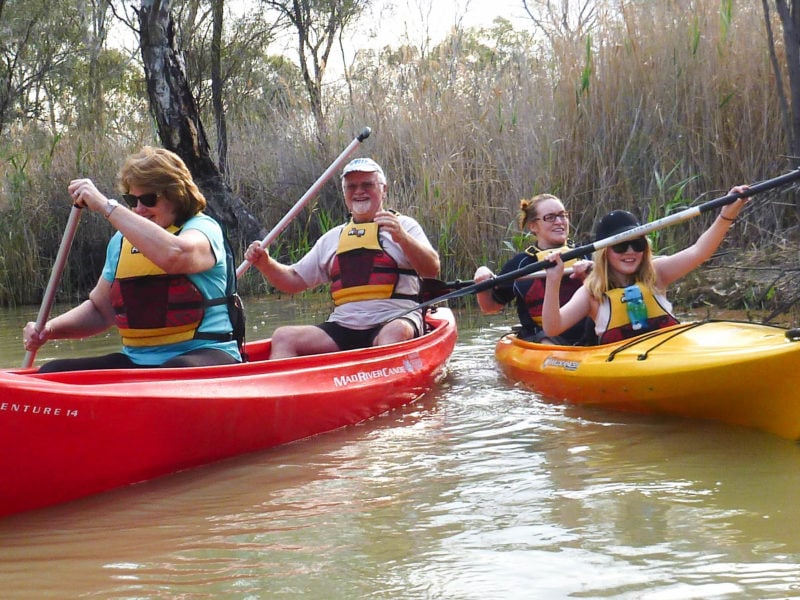 canoe and kayak tour participants